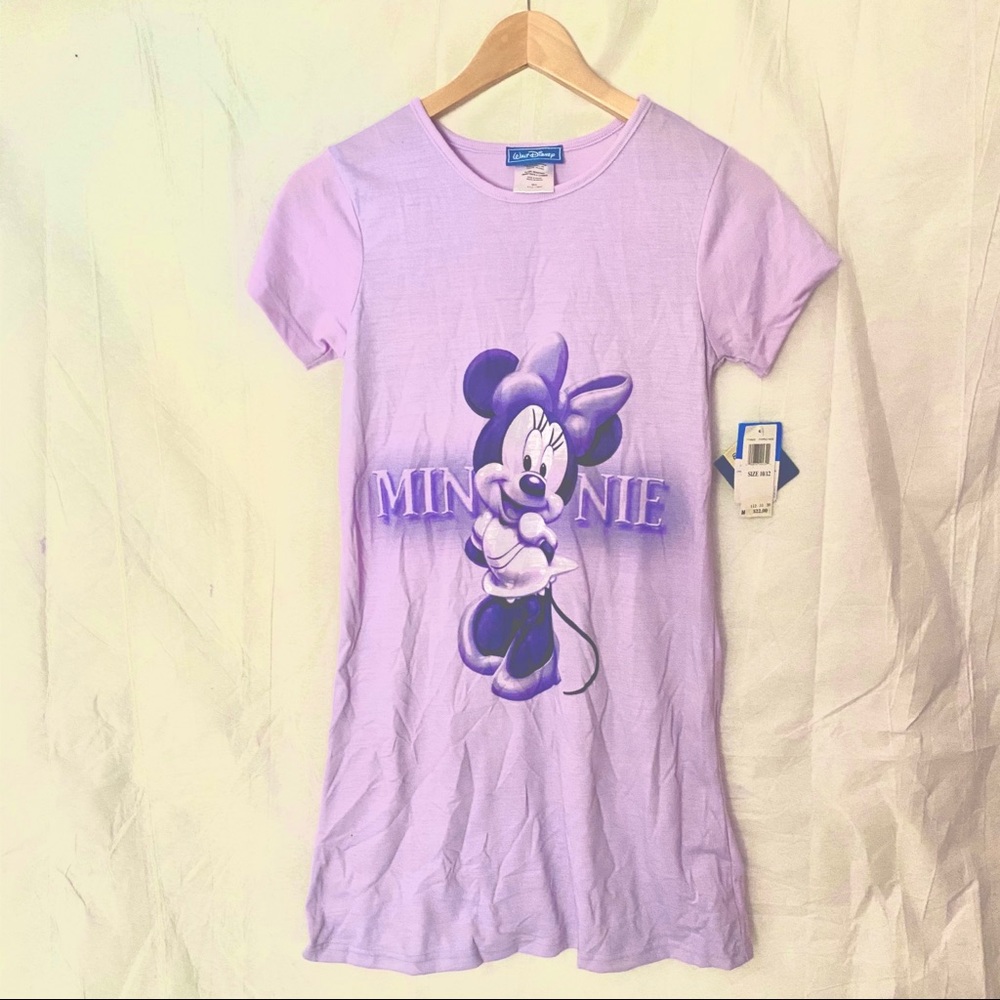 Disney Minnie Girl’s Lavender Nightgown Size 10/12